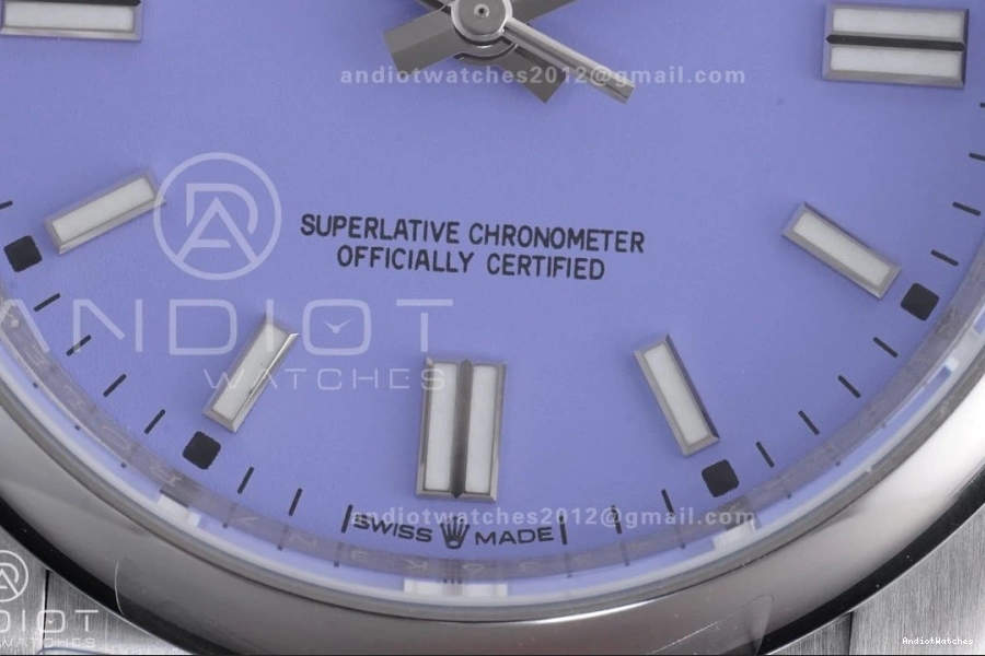 KRF 904L Dial Edition 962 Casual Lavender Best 1:1 126000 VR Oyster Steel Perpetual 36mm 0124